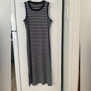 Tommy Hilfiger Striped Sleeveless Maxi Dress